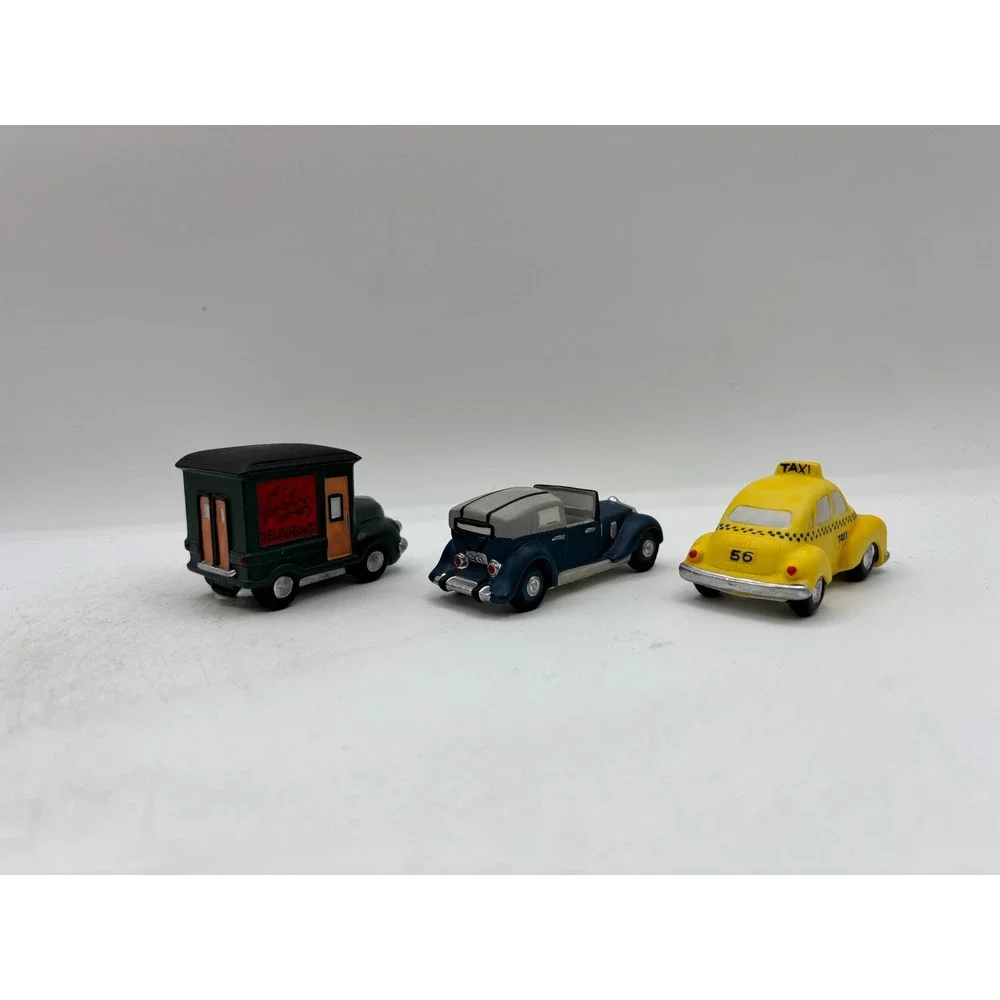 Department 56 1987 Vintage Heritage Village Auto Accessories Set of 3 5964-1 EUC